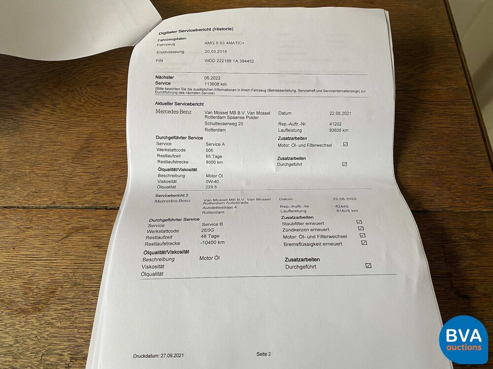 Mercedes-Benz S63 AMG Long 612pk 4Matic+ Premium Plus S-class 2018, XL-831-D.