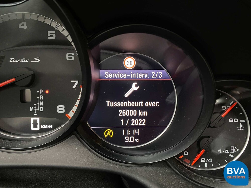 Porsche 9113.8 Turbo S Sportchrono 560pk 2014 991 -Org NL-, 8-TDG-80.