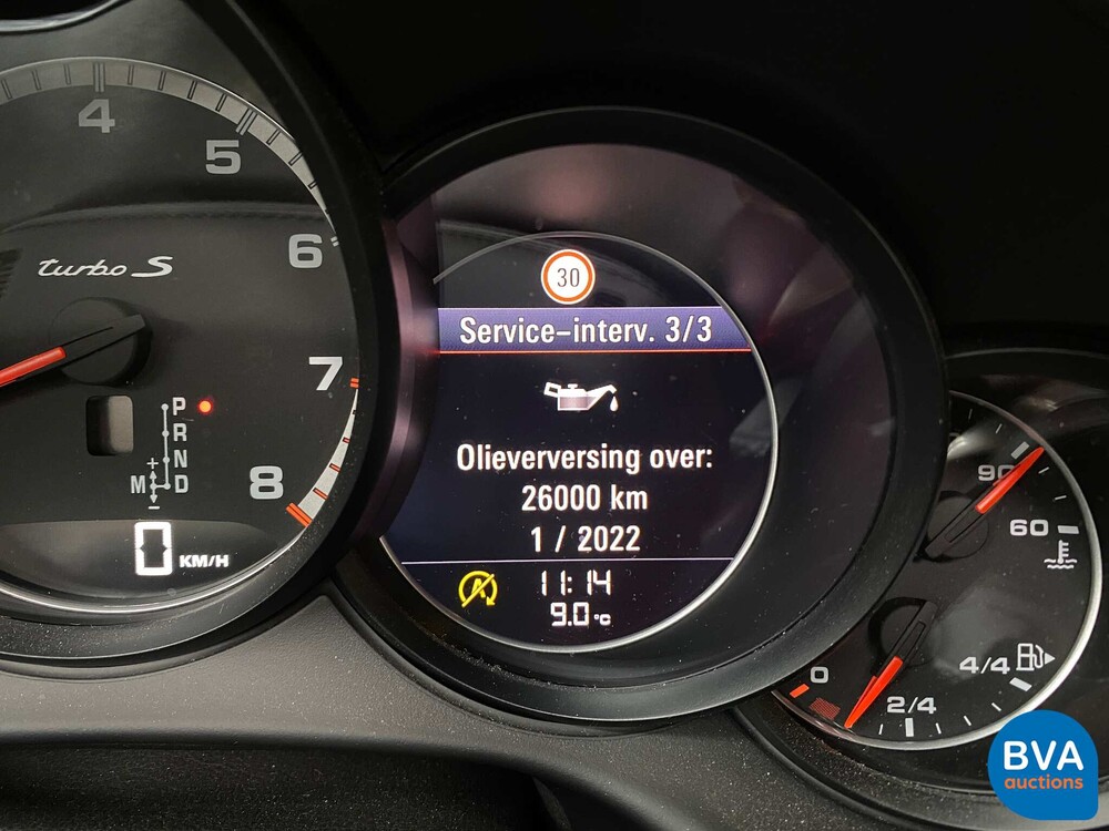 Porsche 9113.8 Turbo S Sportchrono 560pk 2014 991 -Org NL-, 8-TDG-80.