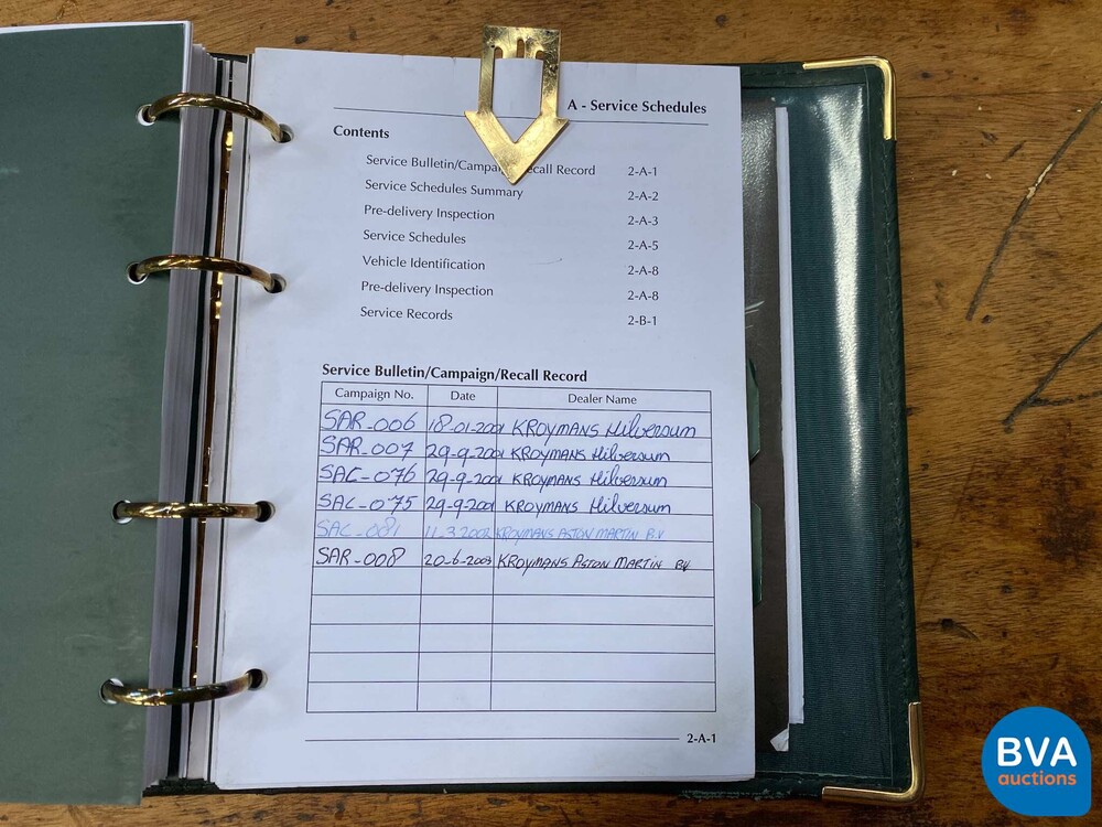 Aston Martin DB7 Volante Vantage 5.9 V12 416pk 2001 -Org NL-, 15-GS-FD.