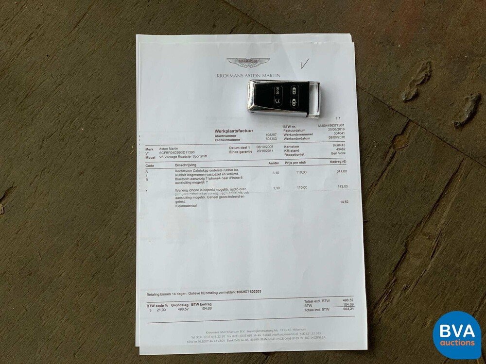 Aston Martin V8 Vantage Roadster 4.7 V8 Sportshift 426hp 2008, 9-KHR-43.