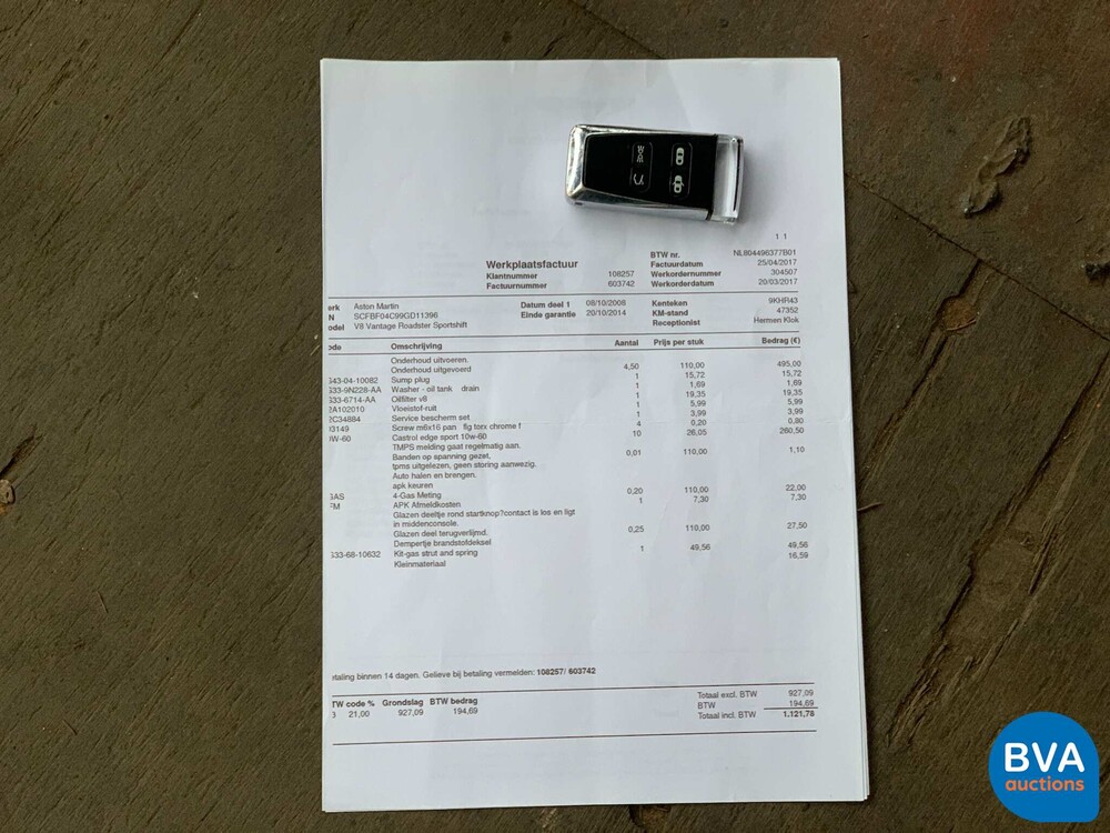 Aston Martin V8 Vantage Roadster 4.7 V8 Sportshift 426hp 2008, 9-KHR-43.