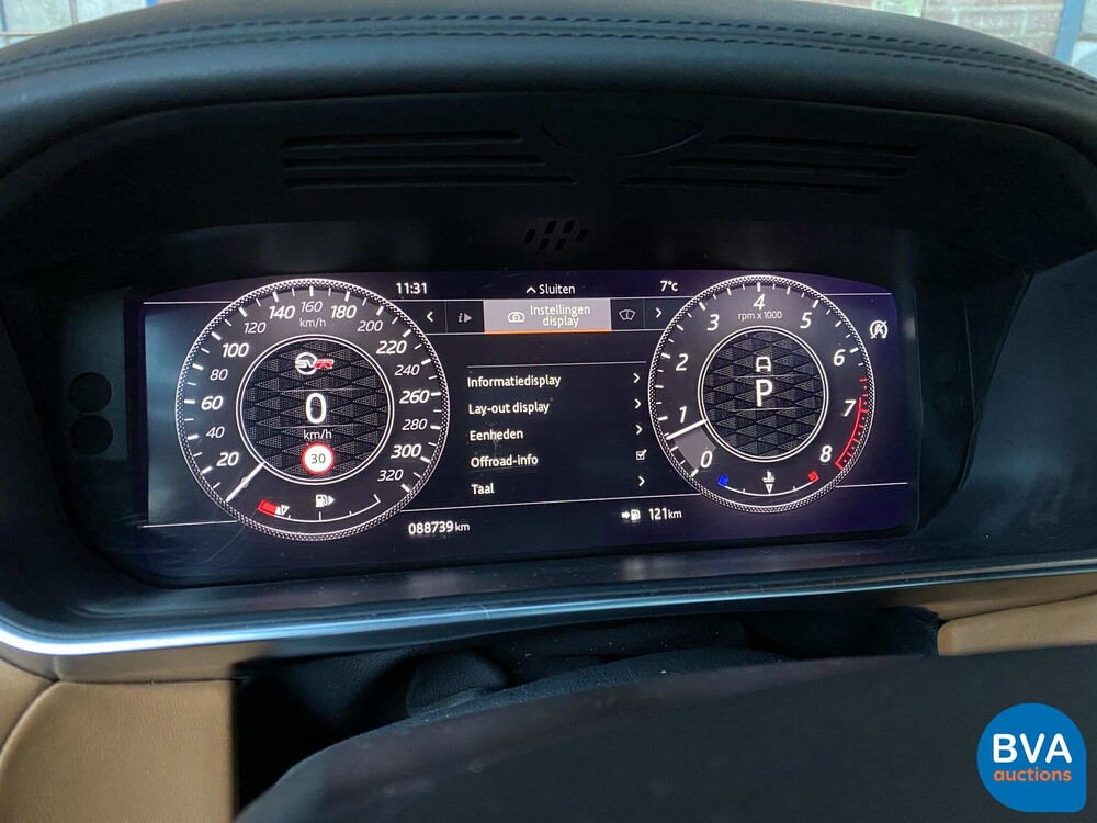 Land Rover Range Rover Sport SVR 575hp FACELIFT 5.0 V8 SVR MY 2019.