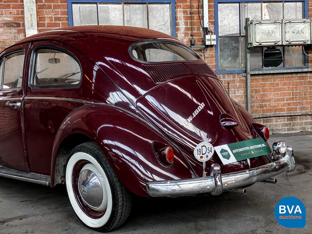 Volkswagen Kever 1600 Rood 1953