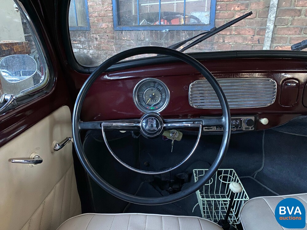 Volkswagen Kever 1600 Rood 1953