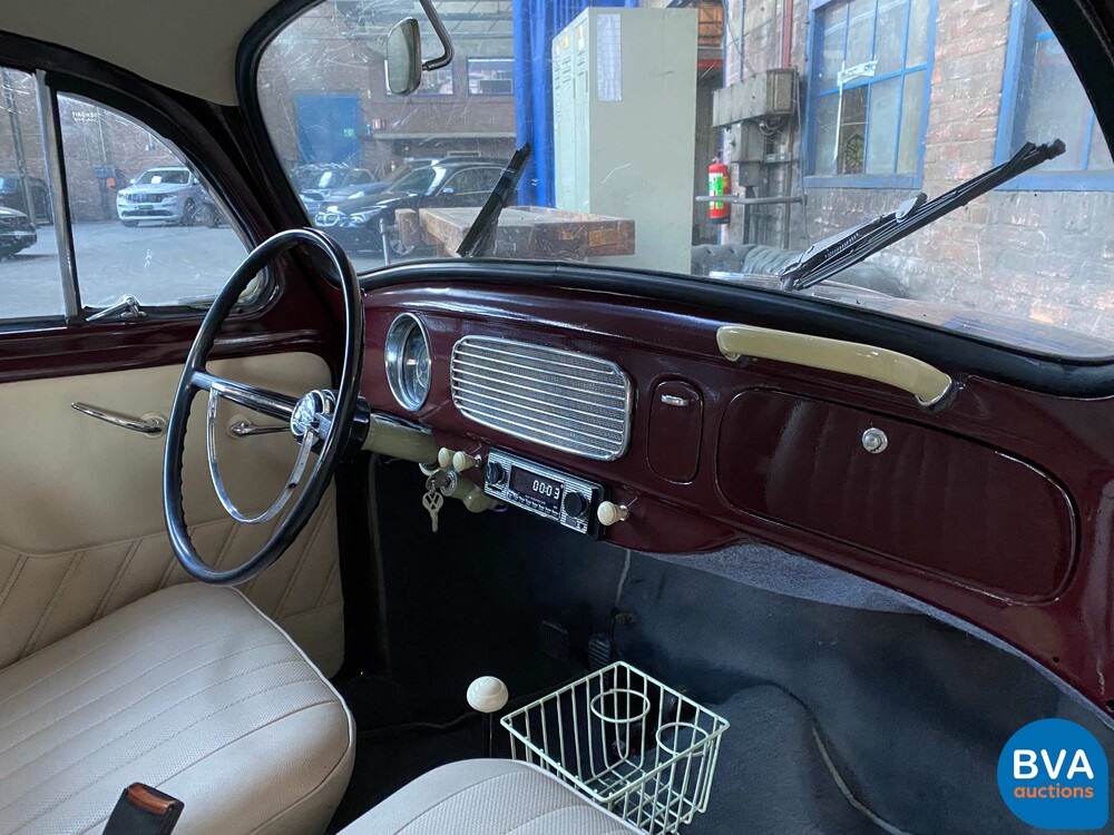 Volkswagen Kever 1600 Rood 1953