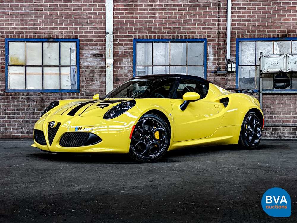 Alfa-Romeo 4C Spider 1750TBI CARBON TCT A6 240pk Cabriolet, PP-846-X.
