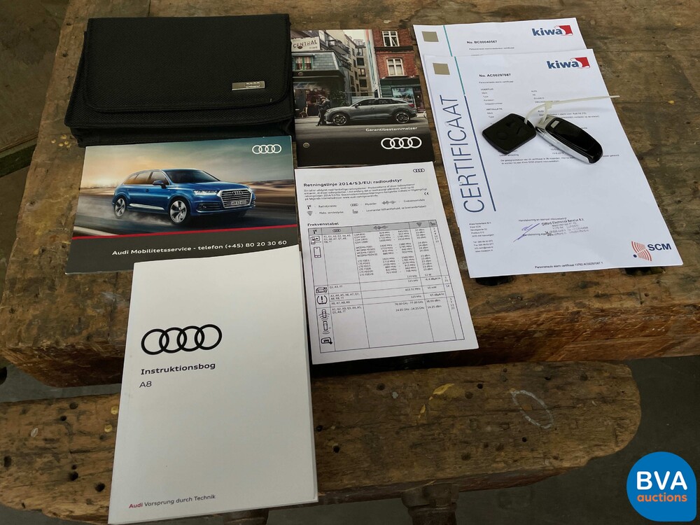 Audi A8 55 TFSI Quattro Pro Line Plus V6 340hp 2018, ZH-646-D.