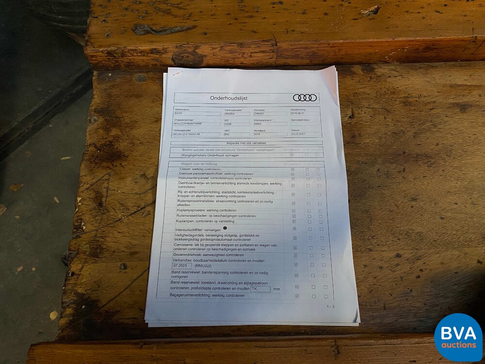 Audi A8 55 TFSI Quattro Pro Line Plus V6 340hp 2018, ZH-646-D.