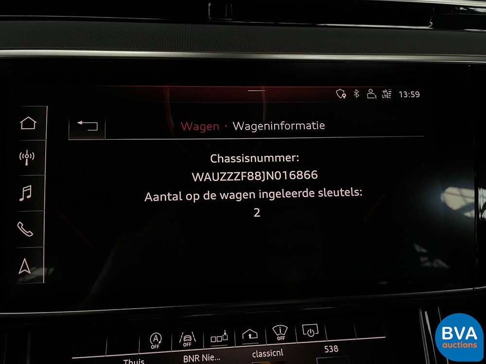 Audi A8 55 TFSI Quattro Pro Line Plus V6 340hp 2018, ZH-646-D.