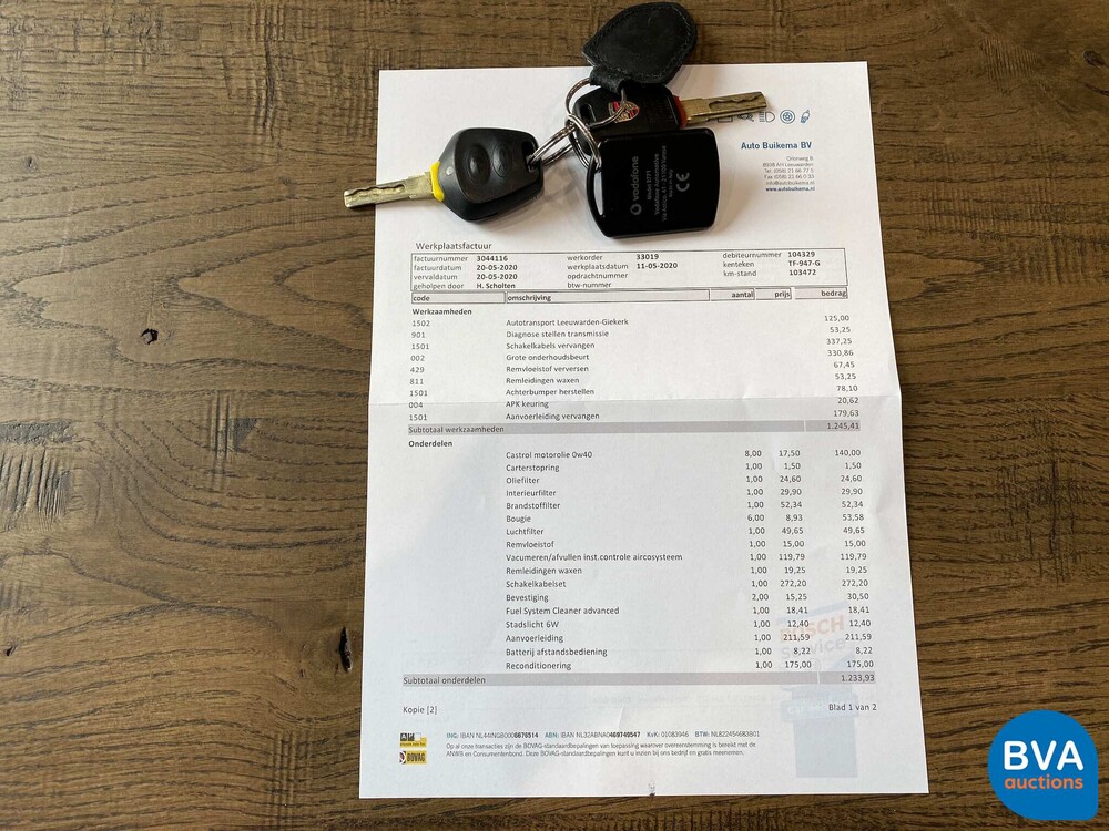 Porsche 9113.6 Coupe Turbo 996 420pk 2003, TF-947-G.