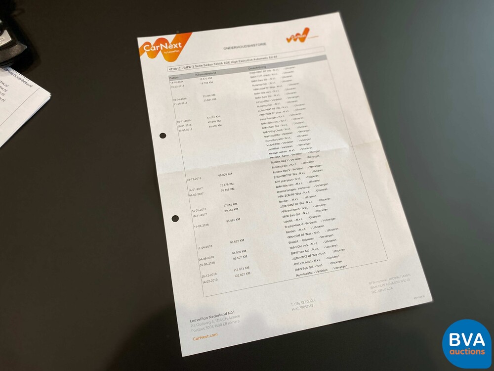 BMW 320D High Executive 3er 163pk 2014 -Org NL-, 4-TRS-12.