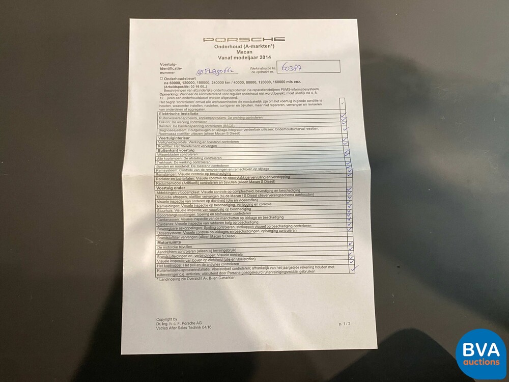Porsche Macan Turbo PDK 400PS 3.6 CARBON 2014 -Org NL-, 7-TRH-06.