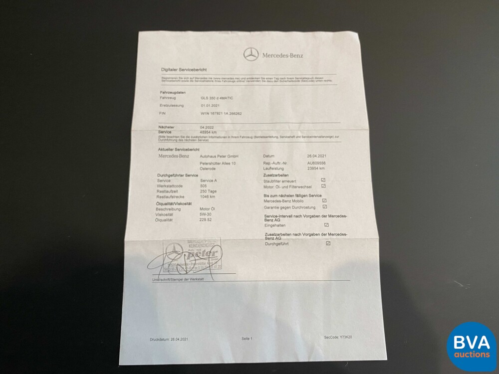 Mercedes-Benz GLS350d AMG 4Matic 286pk 2020 7-PERSON NW-MODELL GARANTIE GLS-Klasse, L-006-SN.