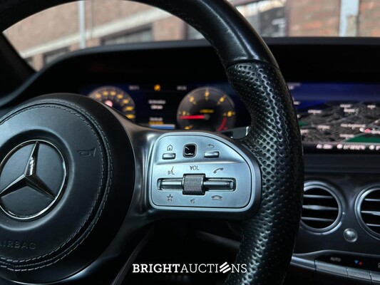 Mercedes-Benz S400d Lang AMG 3.0 V6 4Matic Premium Plus 340pk 2017 S-Klasse, K-874-NN