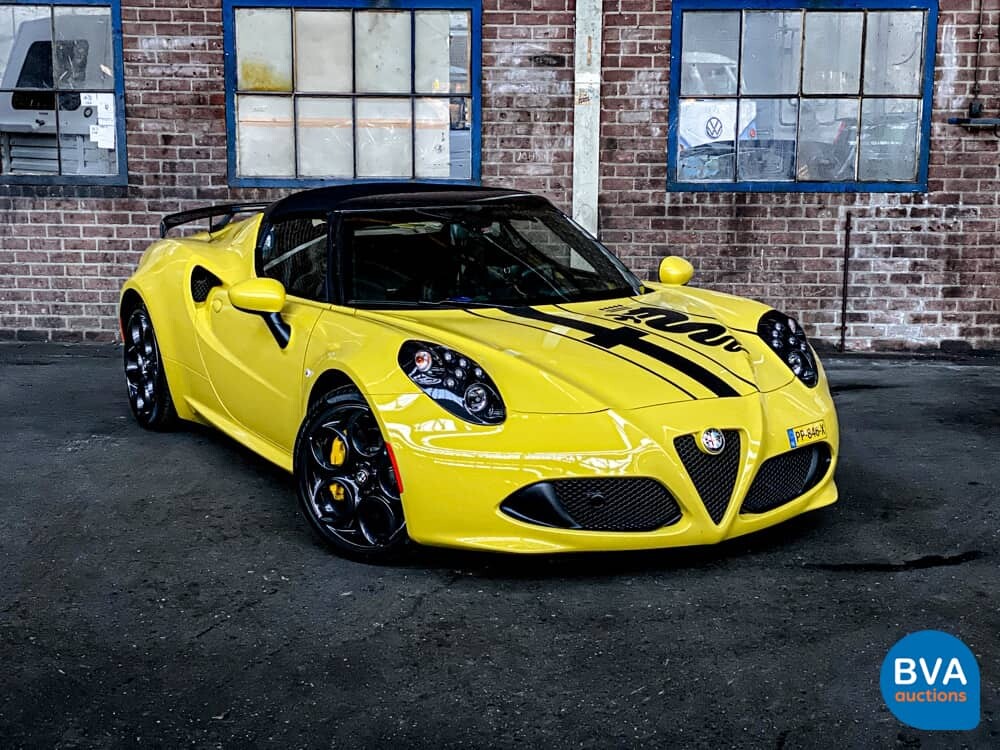 Alfa-Romeo 4C Spider 1750TBI CARBON TCT A6 240pk Cabriolet, PP-846-X.
