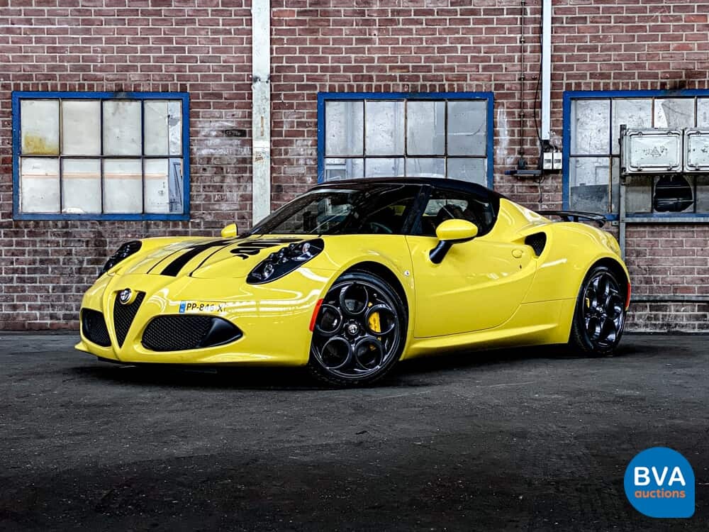 Alfa-Romeo 4C Spider 1750TBI CARBON TCT A6 240pk Cabriolet, PP-846-X.
