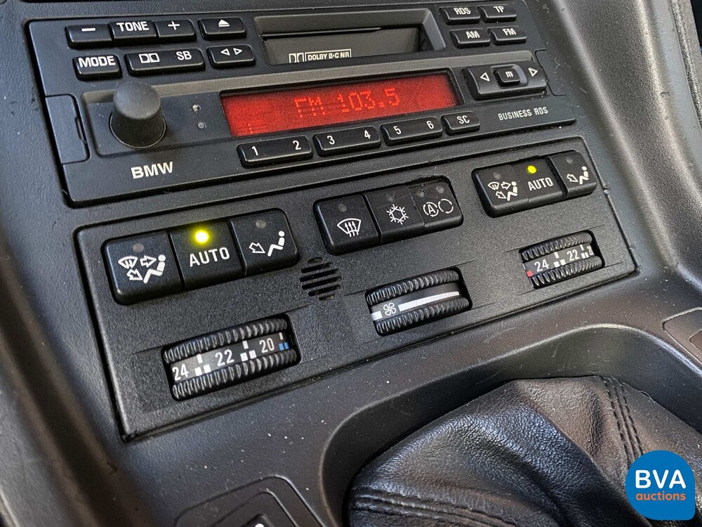 BMW 850CSi 5.6 V12 381 PS 8er Tobago-blau -1st Owner-.