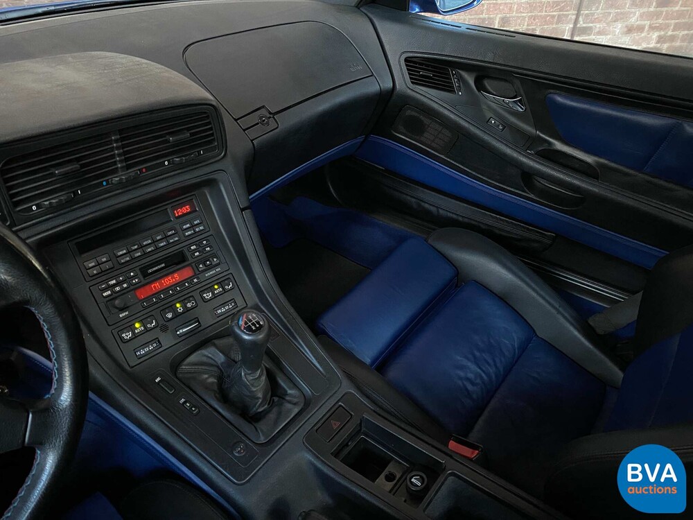 BMW 850CSi 5.6 V12 381 PS 8er Tobago-blau -1st Owner-.