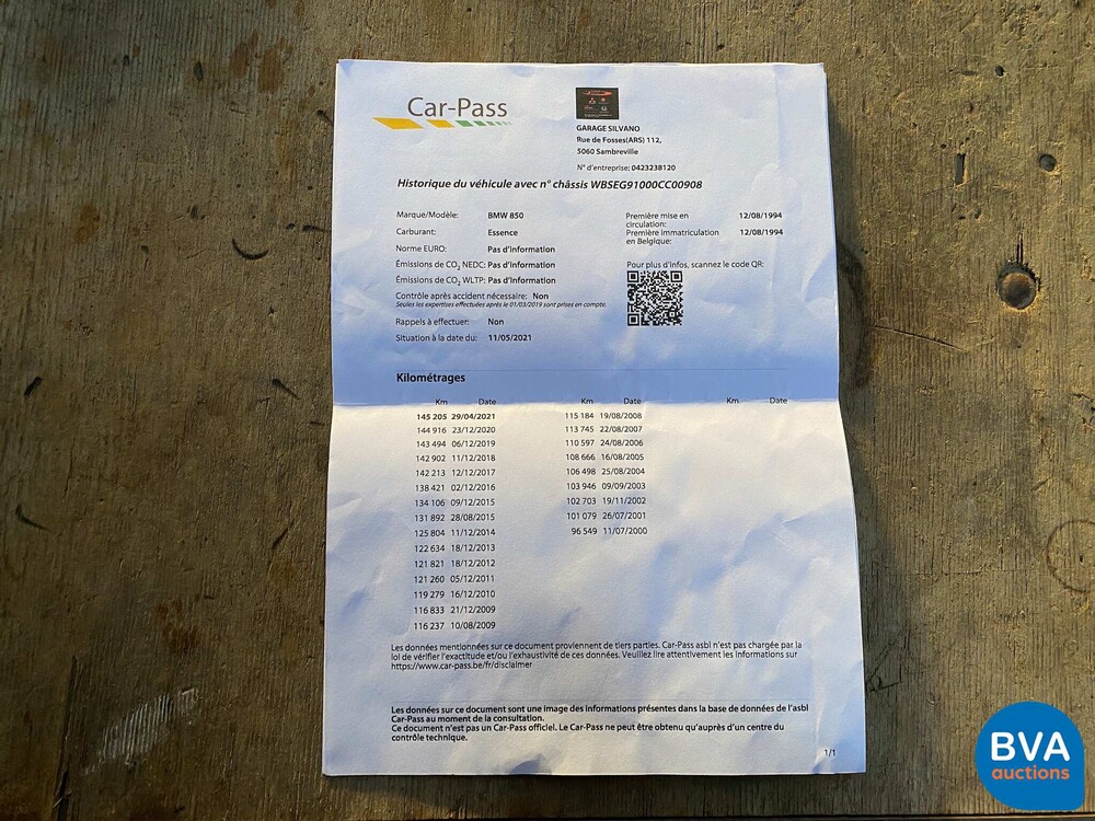 BMW 850CSi 5.6 V12 381 PS 8er Tobago-blau -1st Owner-.