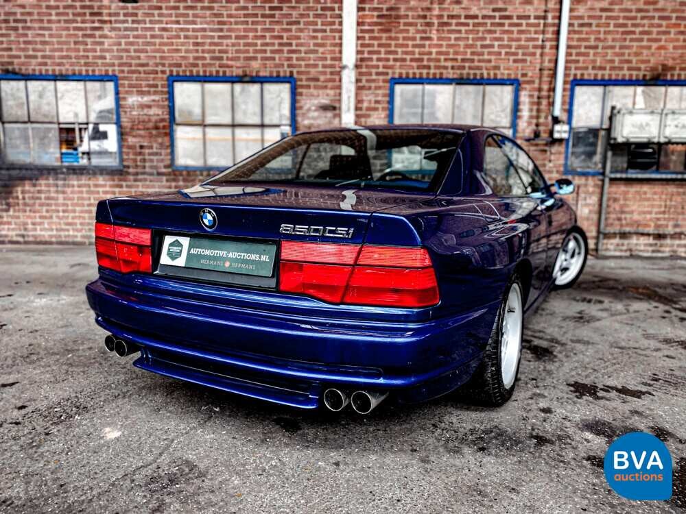 BMW 850CSi 5.6 V12 381 PS 8er Tobago-blau -1st Owner-.