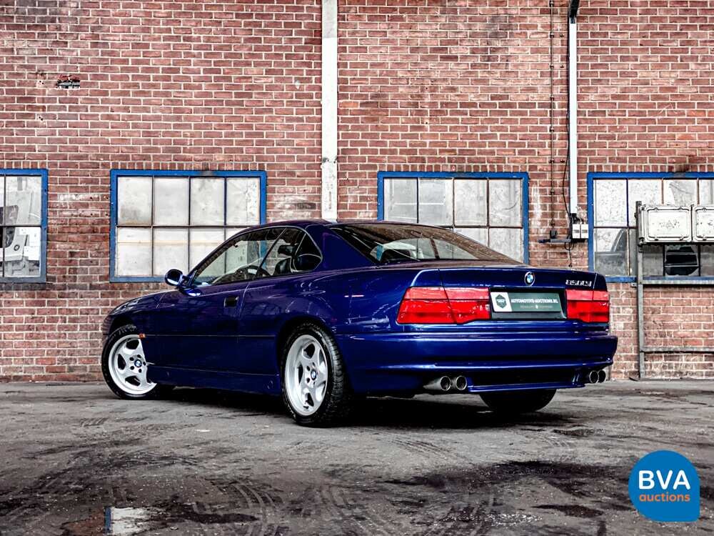 BMW 850CSi 5.6 V12 381 PS 8er Tobago-blau -1st Owner-.