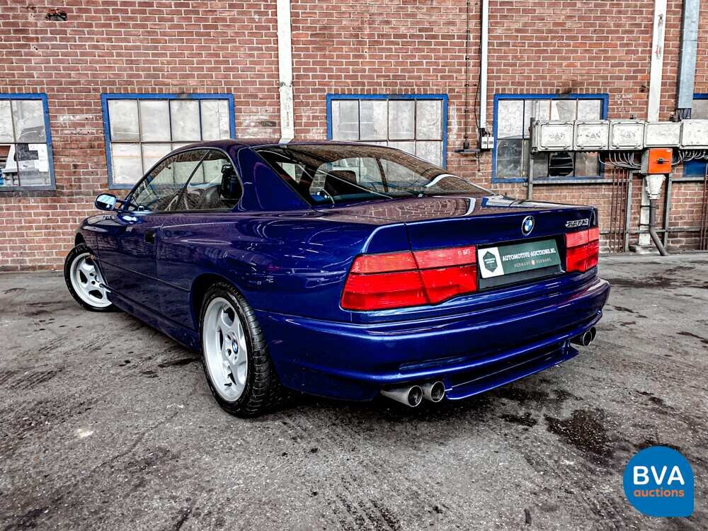 BMW 850CSi 5.6 V12 381 PS 8er Tobago-blau -1st Owner-.