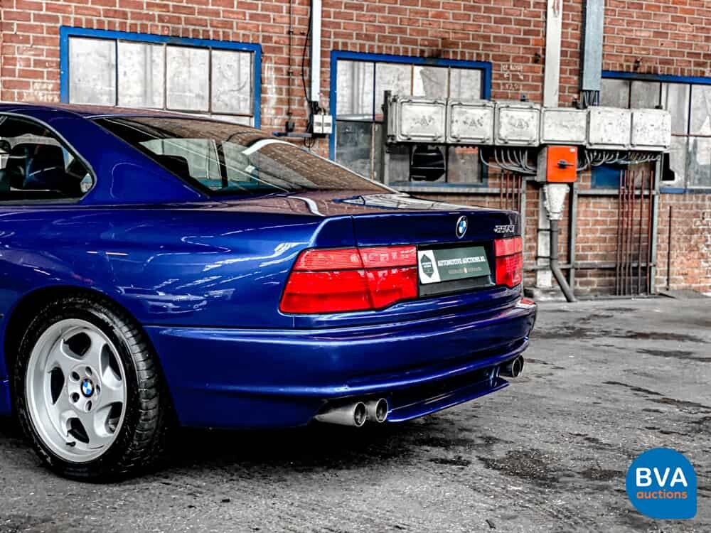 BMW 850CSi 5.6 V12 381 PS 8er Tobago-blau -1st Owner-.