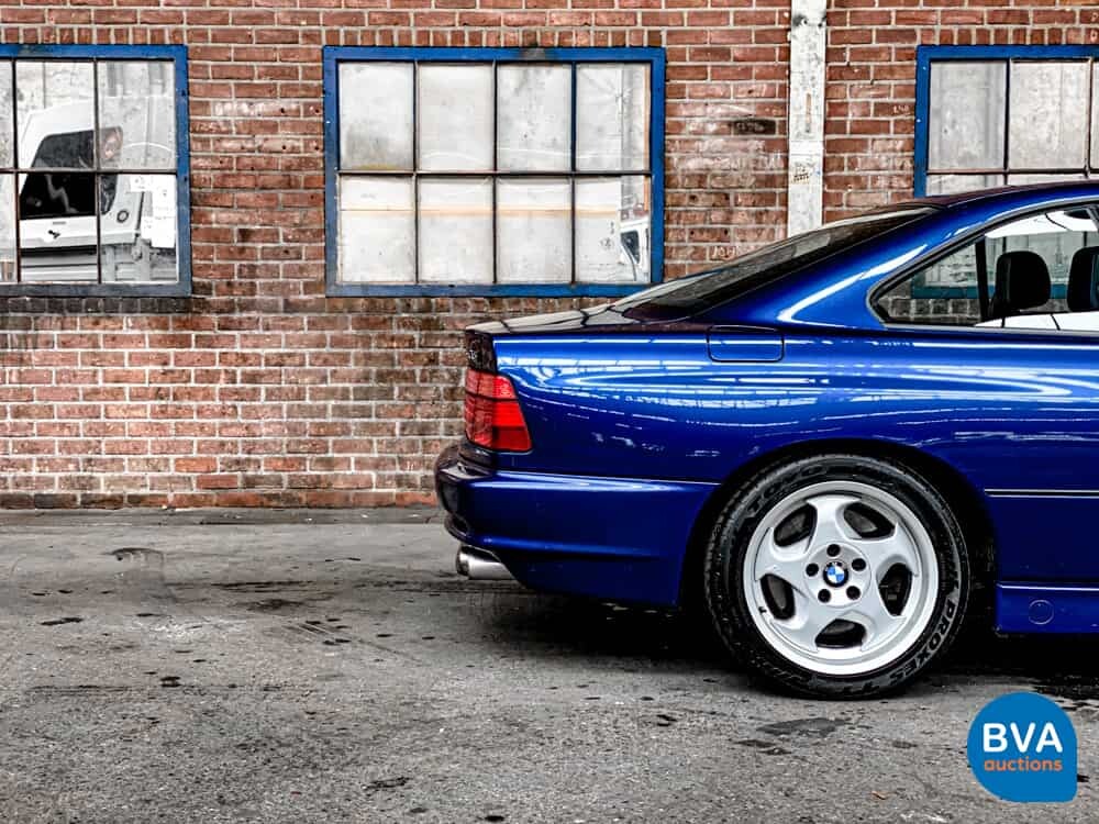 BMW 850CSi 5.6 V12 381 PS 8er Tobago-blau -1st Owner-.
