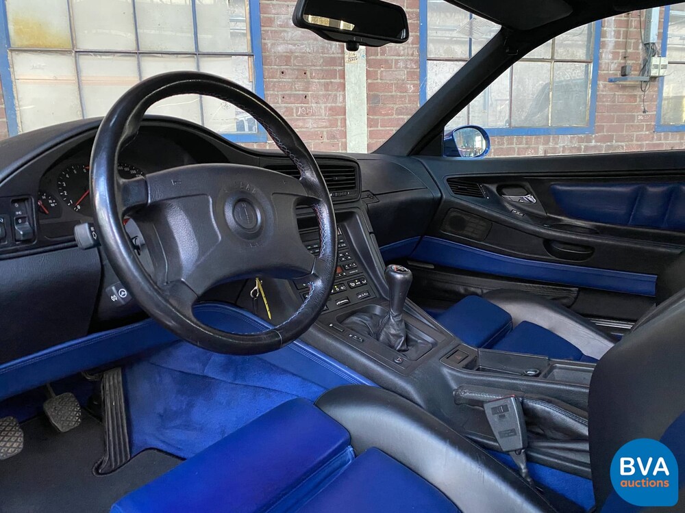 BMW 850CSi 5.6 V12 381 PS 8er Tobago-blau -1st Owner-.