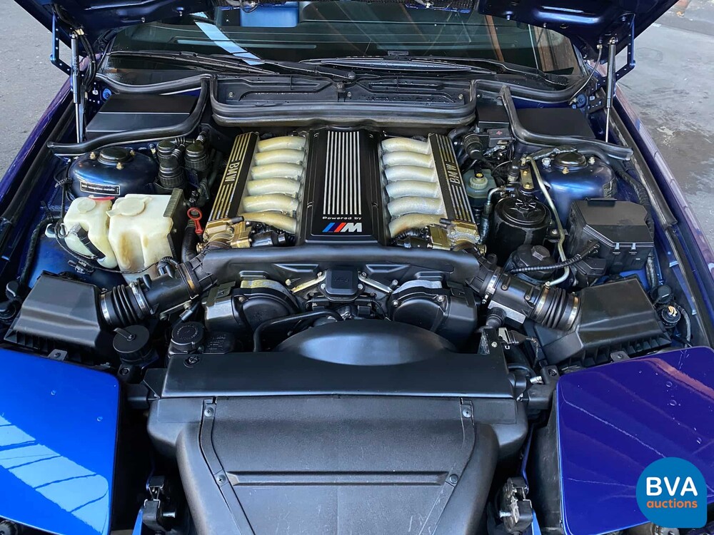 BMW 850CSi 5.6 V12 381 PS 8er Tobago-blau -1st Owner-.