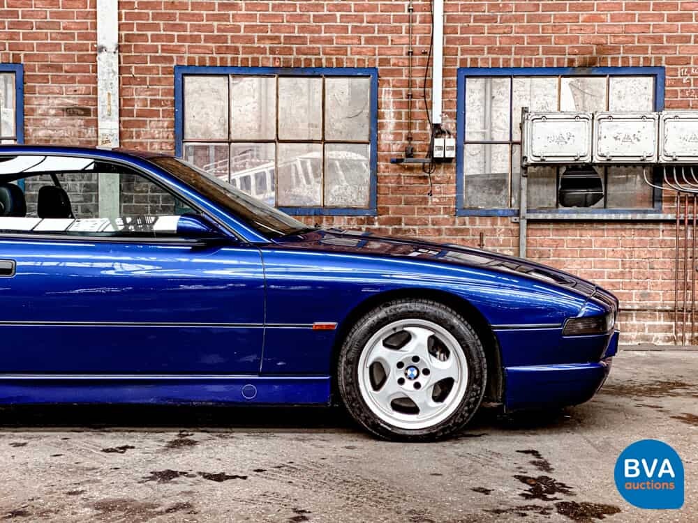 BMW 850CSi 5.6 V12 381 PS 8er Tobago-blau -1st Owner-.