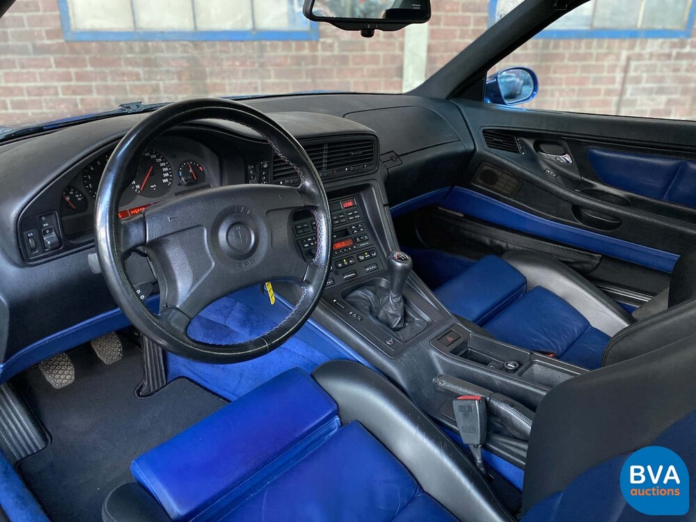 BMW 850CSi 5.6 V12 381 PS 8er Tobago-blau -1st Owner-.