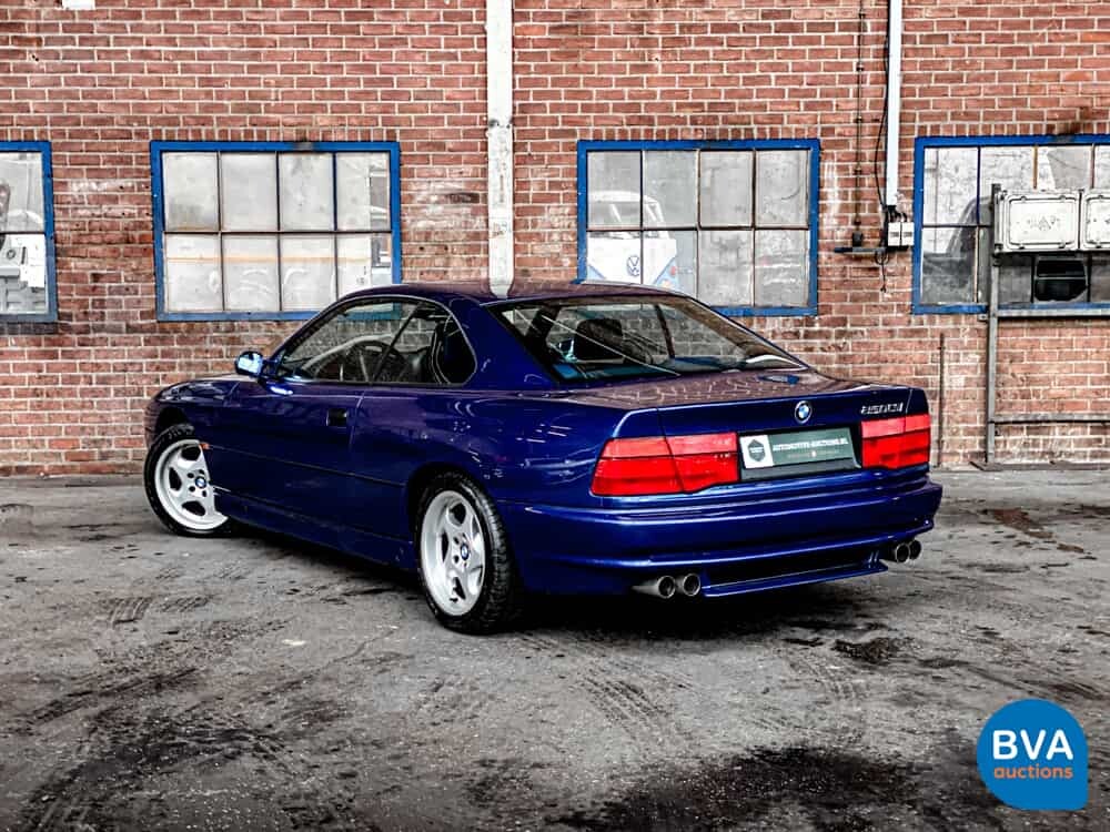 BMW 850CSi 5.6 V12 381 PS 8er Tobago-blau -1st Owner-.