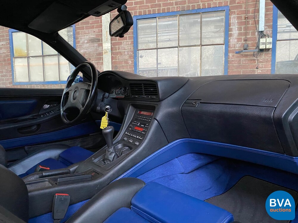 BMW 850CSi 5.6 V12 381 PS 8er Tobago-blau -1st Owner-.