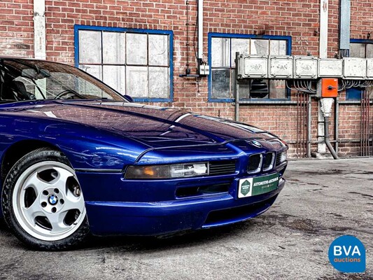 BMW 850CSi 5.6 V12 381 PS 8er Tobago-blau -1st Owner-.