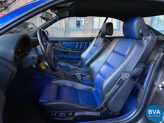 BMW 850CSi 5.6 V12 381hp 8-series Tobago-blau -1st Owner-.