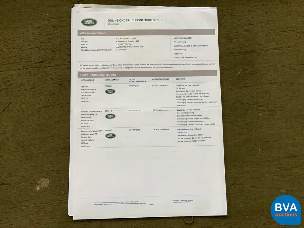 Land Rover Range Rover Sport 3.0 V6 Kompressor HSE 381 PS 2017, TK-644-R.