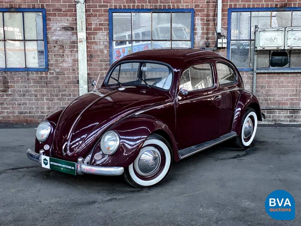 Volkswagen Beetle 1600 Red 1953.