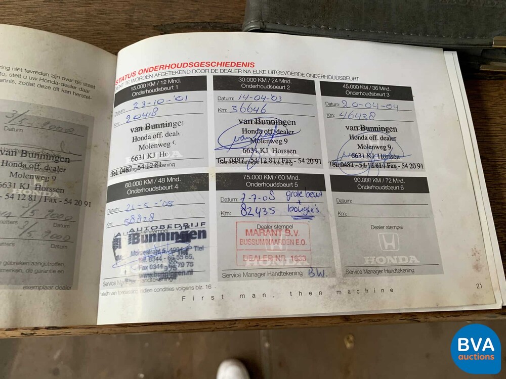 Honda S2000 2.0i 241pk 2000 -Org NL-, 45-FL-NT.