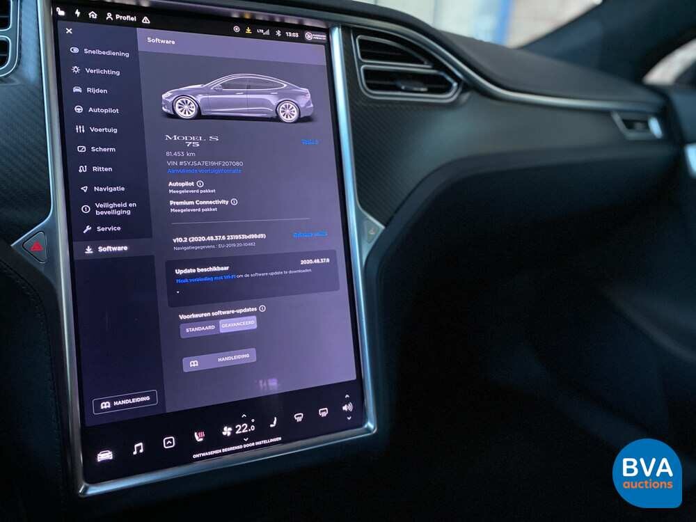 Tesla Model S 75 333 PS 2017 -Org. NL-, PP-332-T.