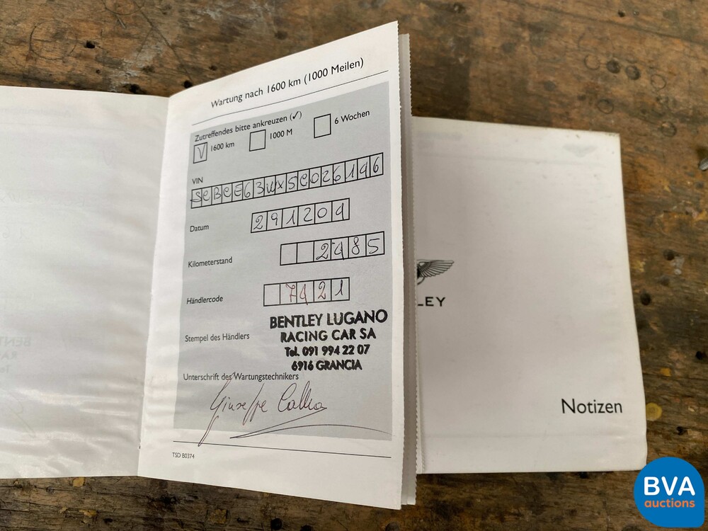 Bentley Continental GT6.0 W12 560 PS 2004.