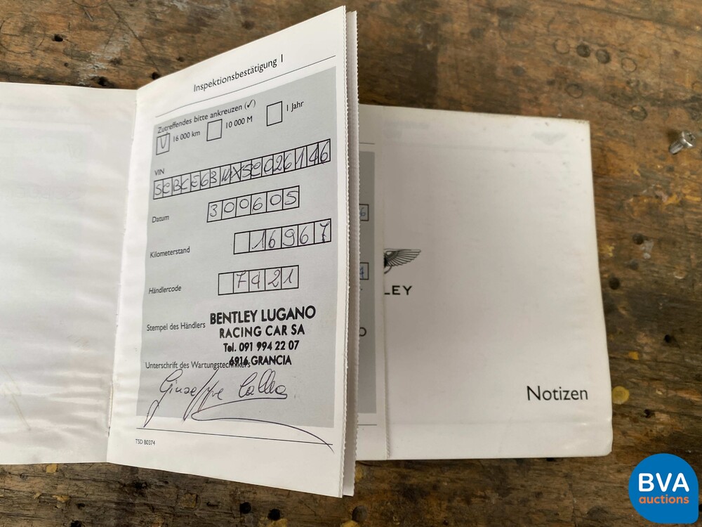 Bentley Continental GT6.0 W12 560 PS 2004.