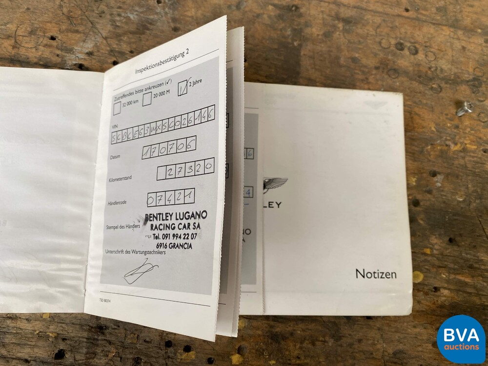 Bentley Continental GT6.0 W12 560 PS 2004.