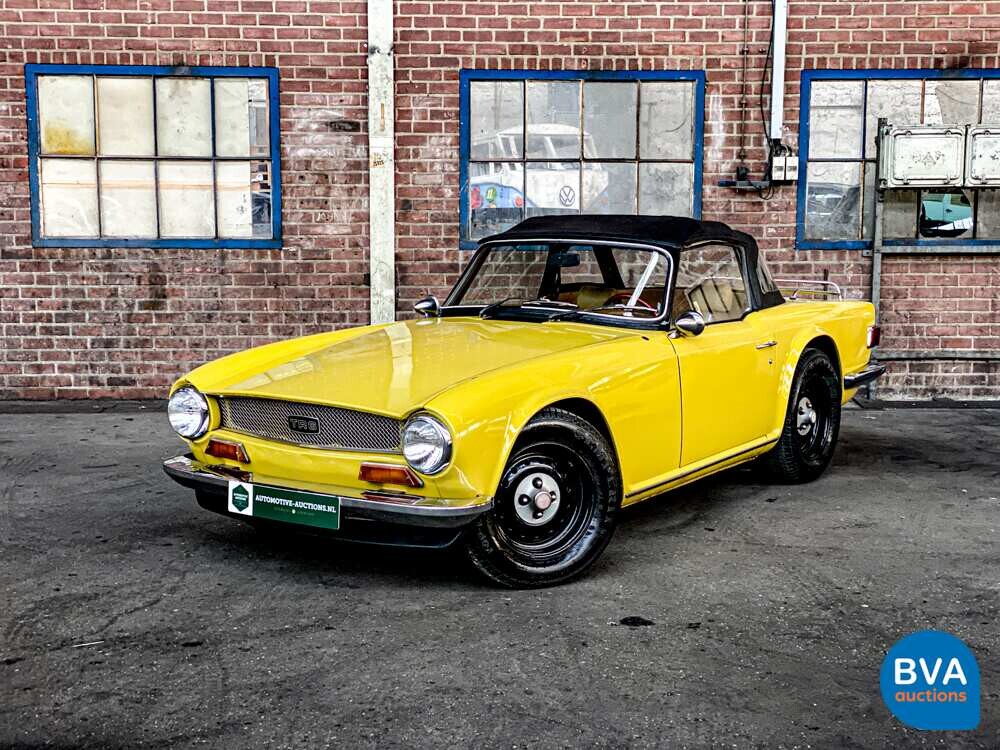Triumph TR6 2.5 Overdrive Cabrio 95 PS 1975.