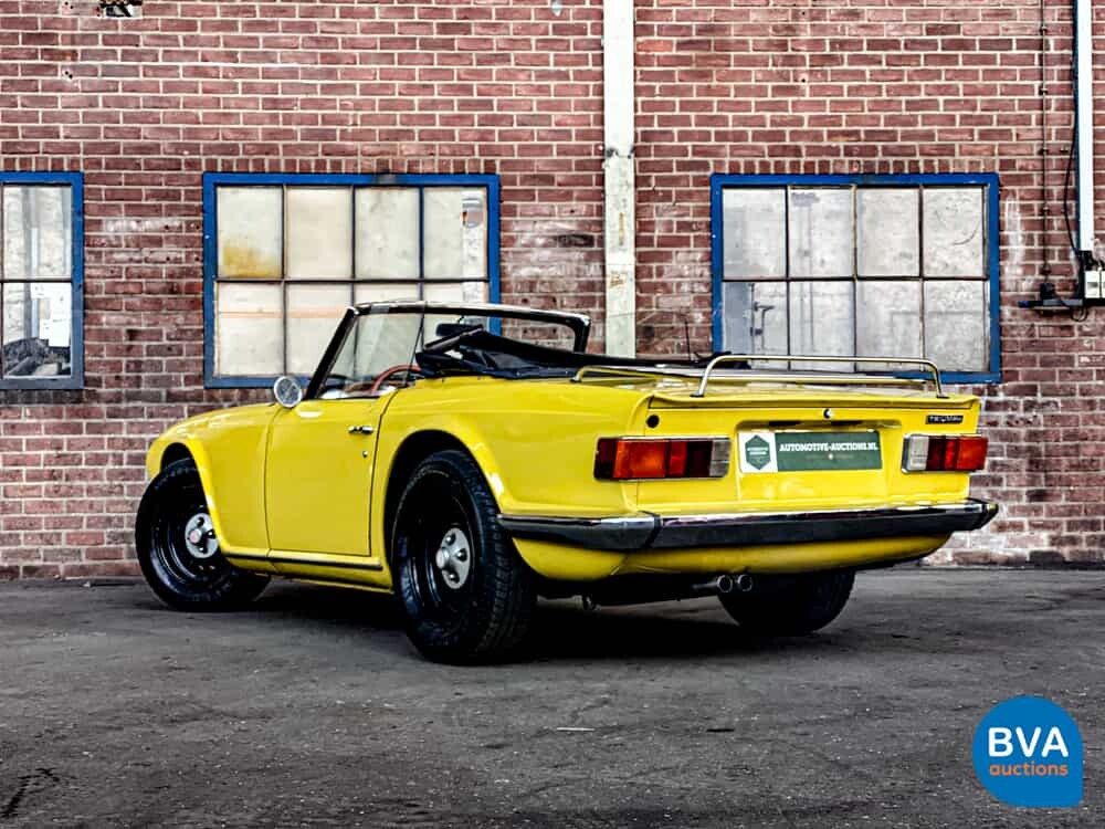 Triumph TR6 2.5 Overdrive Cabrio 95 PS 1975.