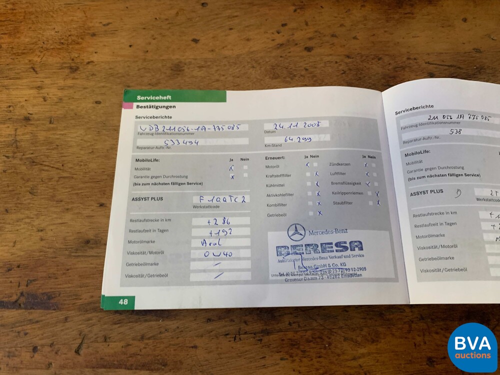 Mercedes-Benz E350 Limousine 272 PS E-Klasse 2005, K-599-BB.