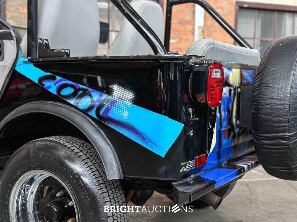 Jeep DJ5 (HERMAN BROOD) Canvas cab. 3.8 DJ Cabriolet 101pk 1976 -ART WORK-
