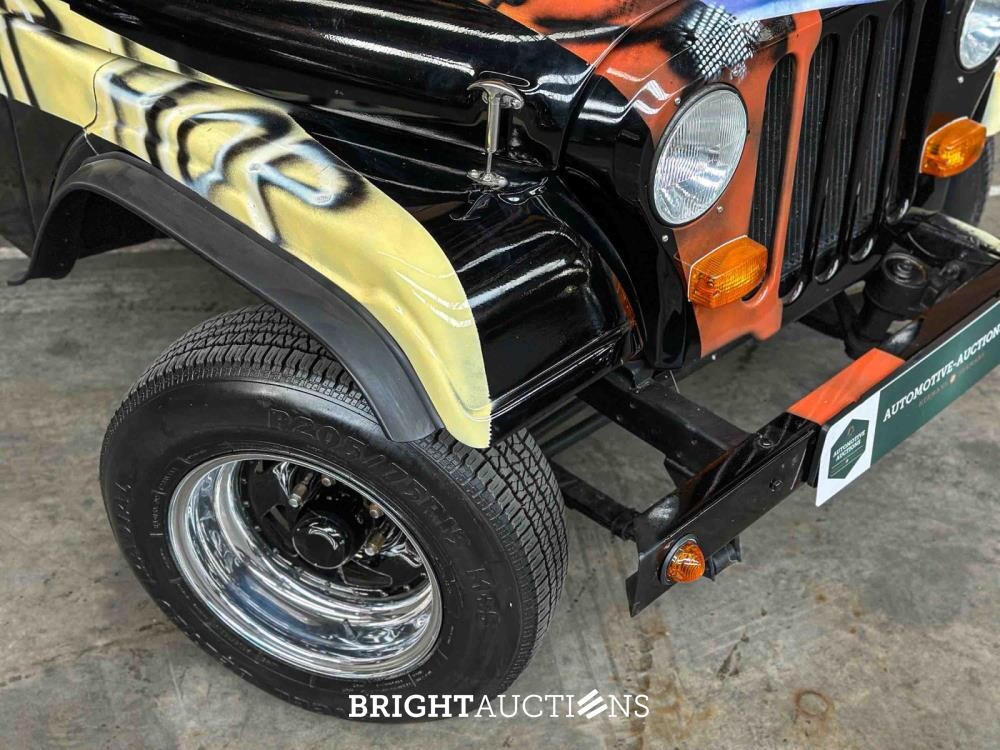 Jeep DJ5 (HERMAN BROOD) Canvas cab. 3.8 DJ Cabriolet 101pk 1976 -ART WORK-
