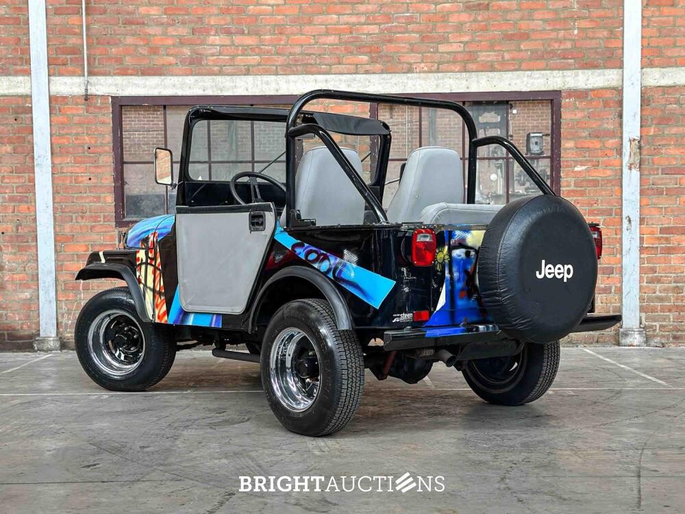 Jeep DJ5 (HERMAN BROOD) Canvas cab. 3.8 DJ Cabriolet 101pk 1976 -ART WORK-
